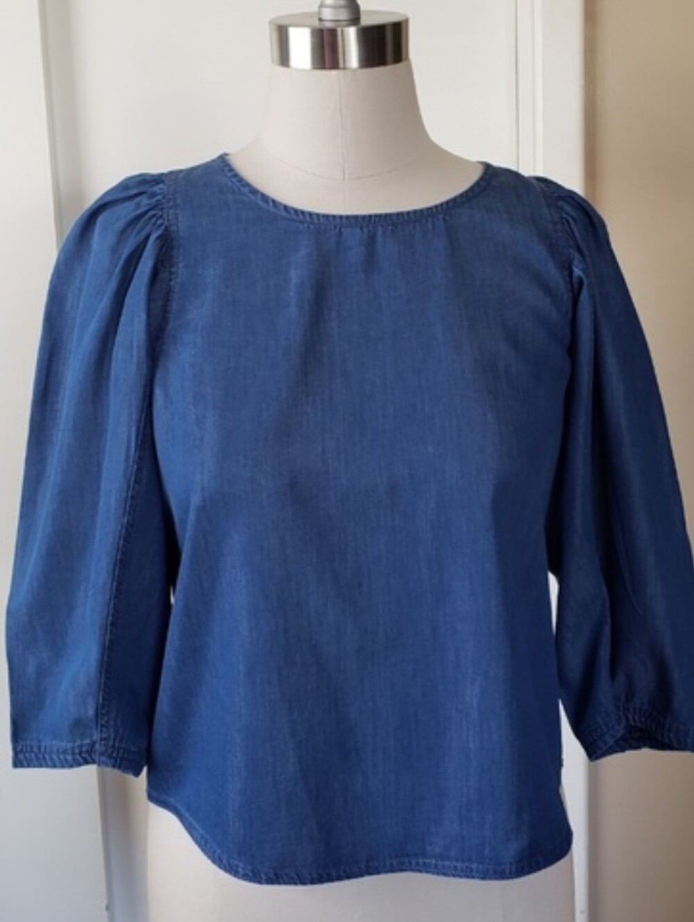 Sam Edelman LIGHTWEIGHT DENIM TOP/Blue Jean Womes Size Medium